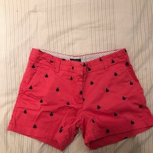 British Khaki Pink Shorts
